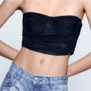 NWT ZARA BUSTIER CORSET